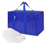 TOS mobile, grand sac mobile - Sac de voyage étanche de 88 l avec fermetures éclair et poignées, organisateur surdimensionné économisant de l'espace, sac pliable, fournitures mobiles, bleu, Voir