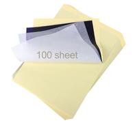 TOSAVGA Lot de 100 Stencil Tatouage Transfert, Papier Transfert Tatouage, A4 Papier Tatouage Temporaire, DIY Tattοο Papier pour Thermocopieur Tatouage