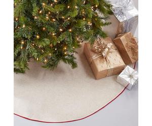 Toscana Jupe de Sapin avec Passepoil Rouge