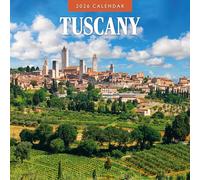 Toscane - Calendrier mural carré 2026 - par Red Robin Publishing