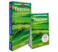 Collectif – Toscane. Florence, Sienne, Pise – Guide 3 en 1 – Broché