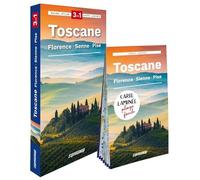 Toscane - Florence, Sienne, Pise - Guide + Atlas + Carte Laminée 1/600 000