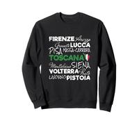 Toscane rétro Lettrage Italie Souvenir de Vacances Vintage Sweatshirt