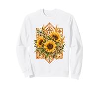 Toscane Tournesols Terre Cuite Carreaux Italie Campagne Sweatshirt