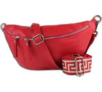 Toscanto Crossbody Bags Sac banane rose en cuir OTT821BR