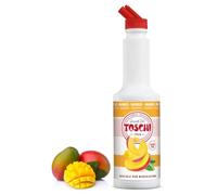 Toschi® | Mango Préparée pour Boissons Base Purée Mango | Sirop Sans alcool pour Mélange Idéal Cocktails et Long Drink - 1 x 1 Litre