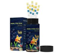 Toseky de Test pour Aquarium - Kit de Test d'aquarium à 7 Voies pour Eau Douce salée, de Test de Spa pour kit de testeur de Bains à remous, pH, alcalinité, Chlore, Carbonate