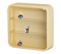 Toseky Vitrines à 3 Couches de Grande capacité,Support Mural pour Vitrine De Figurine,Petite vitrine Murale,Anti-poussière, Organisateur De Rangement pour Poupées À Collectionner, Figurines d'action