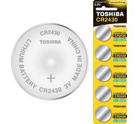 TOSHIBA Batterie lithium spéciale CR 2430 3V Blister 5pcs