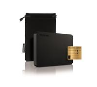 Toshiba Disque dur externe Canvio Basics 2 To – Pack avec housse Noir