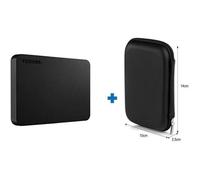 TOSHIBA - Disque Dur Externe Canvio basics 2 To USB 3.0 + 1 Housse Rigide