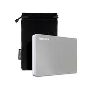 TOSHIBA - Disque dur externe CANVIO FLEX EXCLUSIVE 2 To - Warm Silver avec housse