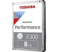 Toshiba Disque Dur Interne X300 8 to Performance & Gaming 3,5" - CMR SATA 6 Go/s 7200 TR/Min 256 Mo de Cache - HDWR480XZSTA