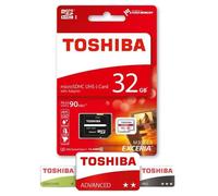 Toshiba Exceria Carte mémoire Micro SD 32 Go