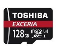 Toshiba EXCERIA M302-EA - Carte mémoire flash (adaptateur microSDXC vers SD inclus(e)) - 128 Go - UHS Class 3 / Class10 - microSDXC UHS-I G