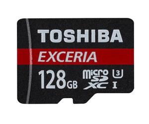 Toshiba EXCERIA M302-EA - Carte mémoire flash (adaptateur microSDXC vers SD inclus(e)) - 128 Go - UHS Class 3 / Class10 - microSDXC UHS-I