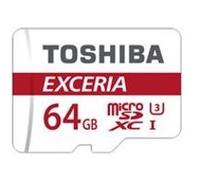 Toshiba EXCERIA M302-EA - Carte mémoire flash (adaptateur microSDXC vers SD inclus(e)) - 64 Go - UHS Class 3 / Class10 - microSDXC UHS-I G