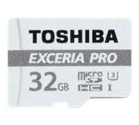 Toshiba EXCERIA PRO M401 - Carte mémoire flash (adaptateur microSDHC - SD inclus(e)) - 32 Go - UHS Class 3 / Class10 - microSDHC UHS-I