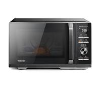 Toshiba Inverter Origin, Micro-onde Noire, MW3-AC26SFI(BK), 26L, 6-en-1, 900W, Chef Defrost, Convection à air Chaud, Cuisson Combinée, Gril, Ainsi que 10 Menus Automatiques