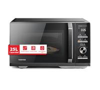 Toshiba Inverter Origin, MW3-AG25PFI(BK), Four Micro-ondes Combiné avec Gril 25L 900W, 3-en-1, 7 Menus Automatiques, Cussion Rapide, Grande Capacité, Décongélation Chef