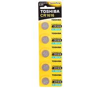 Toshiba Lot de 5 piles bouton CR1616 au lithium 3 V