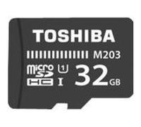 Toshiba M203 - Carte mémoire flash (adaptateur microSDHC - SD inclus(e)) - 32 Go - UHS Class 1 / Class10 - microSDHC UHS-I G