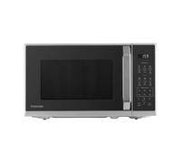TOSHIBA Micro-ondes multifonction noir et argenté miroir - 20 litres - 800 W - Micro-ondes numérique solo avec 11 niveaux de puissance - 6 programmes automatiques - Fonction de cuisson express