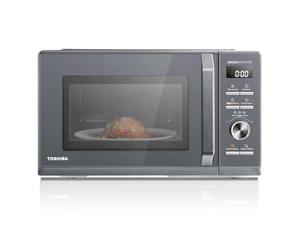 Toshiba MW3-AG25PFI(MG) Four à Micro-ondes 25L 900W, Morandi Gris | 3-en-1, 6 Programmes, 10 Niveaux de Puissance, 7 Menus Automatiques, Nettoyage Facile