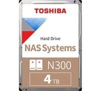 Toshiba 8.9cm (3.5") 4TB SATA3 NAS N300 7200RPM Intern Bulk