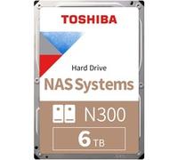Toshiba 8.9cm (3.5") 6TB SATA3 NAS N300 7200RPM Intern Bulk