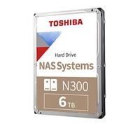 Toshiba N300 6TB 3.5" 6000 Go Série ATA III - Disques durs (3.5", 6000 Go, 7200 tr/min)