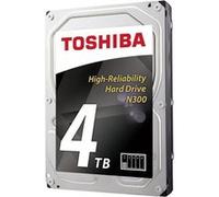 Toshiba N300 NAS - Disque dur - 4 To - interne - 3.5" - SATA 6Gb/s - 7200 tours/min - mémoire tampon : 128 Mo G