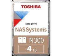 Toshiba N300 NAS - Disque dur - 4 To - interne - 3.5" - SATA 6Gb/s - 7200 tours/min - mémoire tampon : 512 Mo G