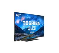 Toshiba 43QV3F63DG Téléviseur QLED Premium 43 pouces, 4K Ultra HD, HDR, Smart TV - (MEMC, Dolby Vision et Atmos, Bluetooth, Design Frameless)