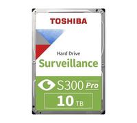 TOSHIBA S300 Pro 10TB Internal Surveillance Hard Drive, 3.5'' SATA HDD, supporte jusqu'à 64 caméras HD à Une Charge de Travail de 180TB/an (MD10ADA10TV)
