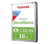 TOSHIBA S300 Pro 10TB Internal Surveillance Hard Drive, 3.5'' SATA HDD, supporte jusqu'à 64 caméras HD à Une Charge de Travail de 180TB/an (MD10ADA10TV)