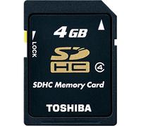 Toshiba SD-K04GJ(BL5 Carte SD 4 Mo/s 4 Go Classe 4