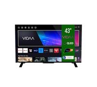 Toshiba Smart TV 43 pouces QLED 43QV2363DA, VIDAA TV QLED 4K 43 pouces, compatible avec Alexa, DVB-T2, technologie LED, Dolby Vision HDR10, HDMI 2.1