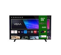 Toshiba Smart TV 55 pouces QLED 55QV2363DA, VIDAA TV QLED 4K 55 pouces, compatible avec Alexa, DVB-T2, technologie LED, Dolby Vision HDR10, HDMI 2.1