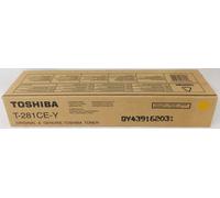 Toshiba T-281CE-Y 6AK00000107 Toner Original Jaune E-Studio 281C/351C/451C