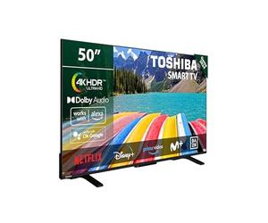 TOSHIBA Téléviseur intelligent sans cadre 50UV2363DG 50 pouces 4K UHD avec HDR10, Dolby Audio, compatible avec Alexa et Google Voice Assistant
