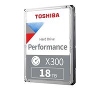 Toshiba X300 HDWR51JXZSTA Disque Dur Interne 18 to Performance & Gaming 3,5" CMR SATA 6 Go/s 7200 TR/Min 512 Mo de Cache