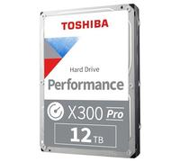 Toshiba X300 PRO 12TB Performance & Gaming Disque dur interne 3,5" CMR SATA 6 Go/s 7200 tr/min 512 Mo de cache - HDWR51CXZSTB