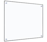 Toshilian Crédence de Cuisine, Plaque Anti-Projections Cuisine Protection Projection Cuisson Dosseret de Cuisine Transparent 70x60 cm Verre trempé