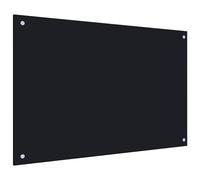 Toshilian Crédence de Cuisine, Plaque Anti-Projections Cuisine Protection Projection Cuisson Dosseret de Cuisine Noir 90x60 cm Verre trempé