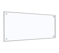 Toshilian Crédence de Cuisine, Plaque Anti-Projections Cuisine Protection Projection Cuisson Dosseret de Cuisine Transparent 90 x 40 cm Verre trempé