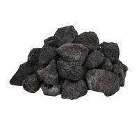 Toshilian Pierres de Lave Volcaniques pour Aquarium, Roche Naturel Décoration Rock Red Roches volcaniques 10 kg Noir 3-5 cm