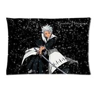 Toshiro Hitsugaya Bleach Pillowcases Custom Pillow Case Cushion Cover 20 X 30 Inch Two Sides
