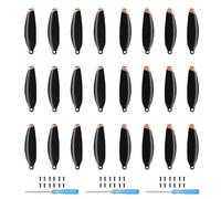 Tosiicop 24 Hélices de Rechange pour DJI Mini 4K, Mini 2 SE, Mini 2, Mini SE 4726FM Prop Ailes à Faible Bruit pour DJI Mini 4K/Mini 2 SE/Mini 2/Mini SE Accessoires Exclusifs Vis et Tournevis Orange