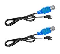 Tosiicop Chargeur de batterie Lipo 3,7 V - Câble de chargeur de batteries Li-ion rechargeables 1S avec prise USB SM2P 0,5 A pour télécommande, jouets, pistolet, cascade, voiture, avion, FPV, bateau